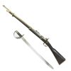 .577 calibre percussion breech loading Mont Storm Patent Naval rifle and cutlas bayonet